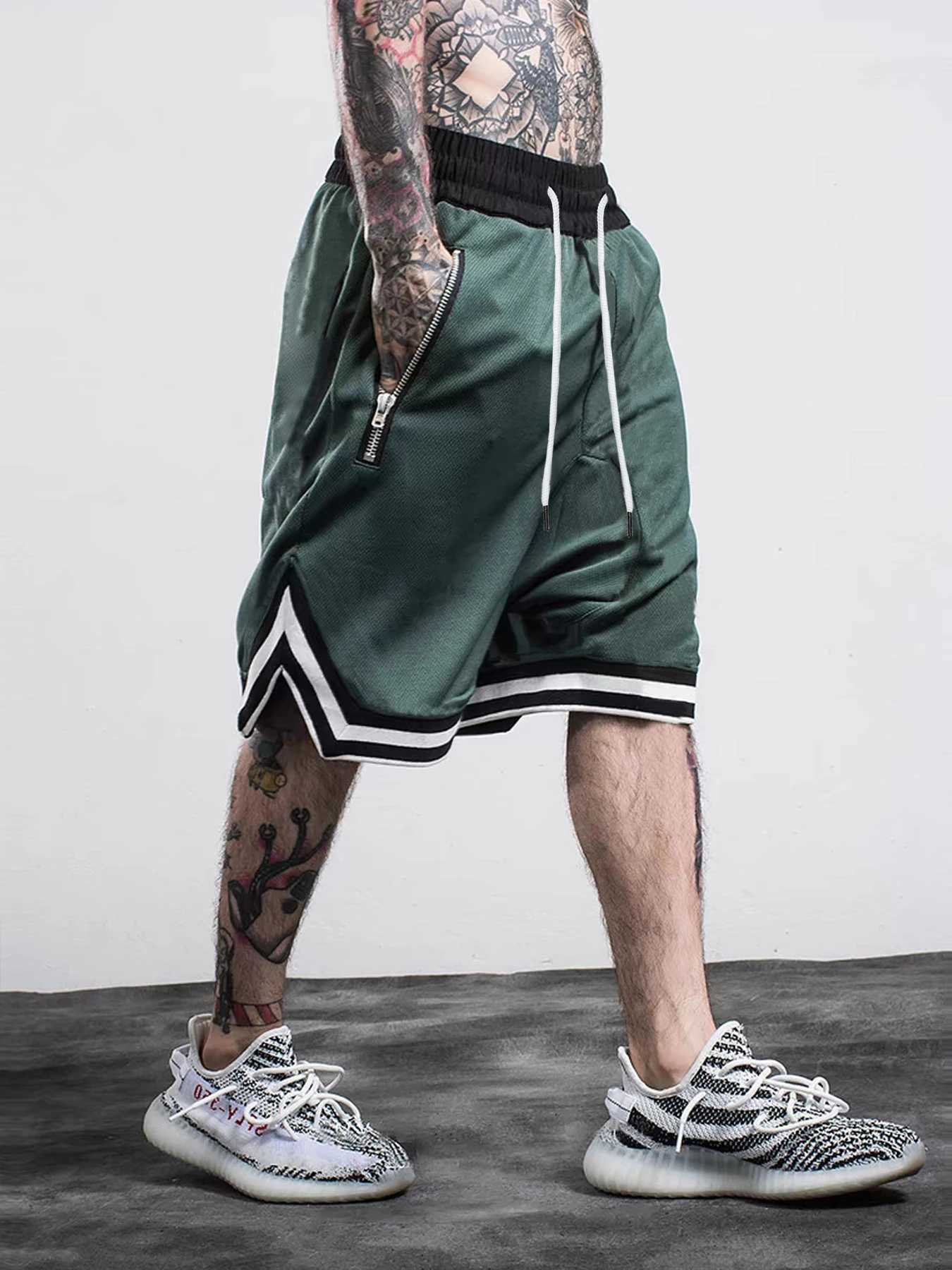 Mens Sports Basketball Shorts Mesh Quick Dry Gym Shorts for Summer Fitness Joggers Casual Breathable Short Pants ScantiesT250304