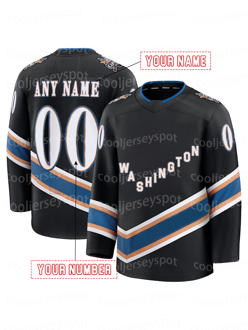 Customizable Custom Ovechkin 2025 Cherry Blossoms Hockey Jersey Oshie Dubois Carlson Backstrom Any name any number Women Youth Men