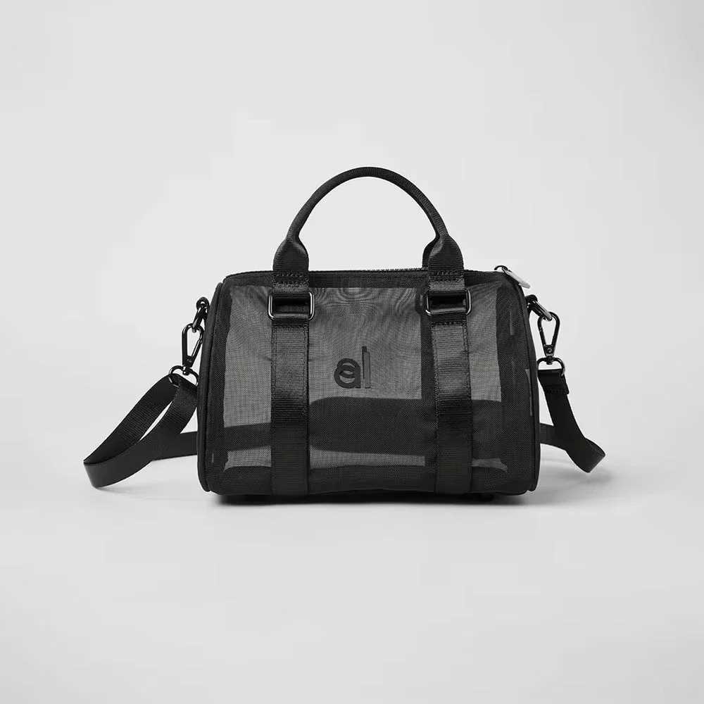 AL Mini Mesh Crossbody Bag womens Fashionable Luxury Genuine Shoulder Bag Handbag Multi functional Zipper Travel travel Bag Y250304