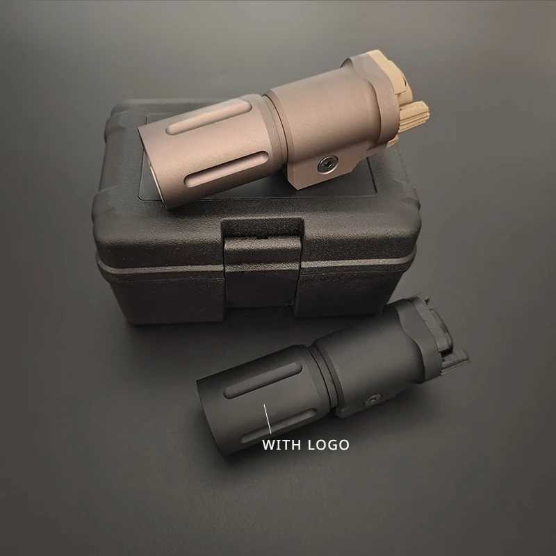 PL350 V2 Flashlight 16340 18350 Tactical Pistol Gun Light High Power Metal Lamp Fit 20mm Picatinny Rail Airsoft HuntingXJ250303