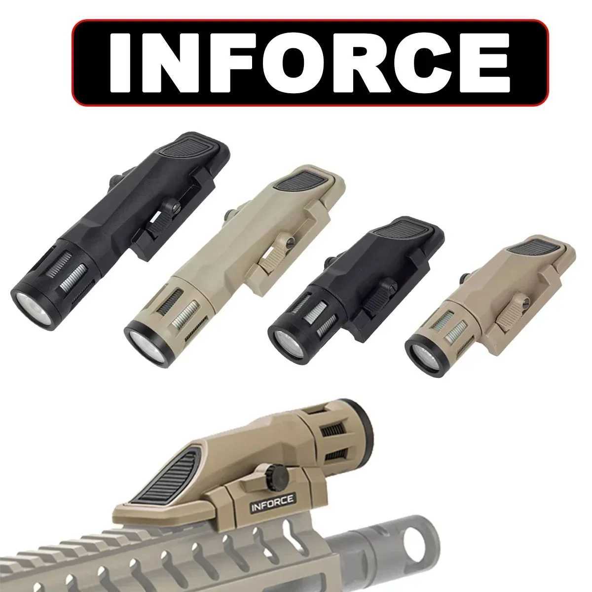 Tactical WML APL nylon weapon gun light for air gun Rif pistol strobe D light suitable for 20mm track outdoor hunting flashlightXJ250303
