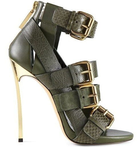 Instagram Fashion Show Stage Plated Heel Bare Toe Strap Women's Single Shoes Sandals