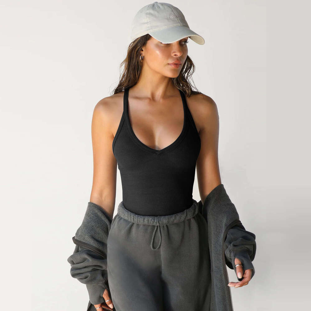 Y2K Spring/Summer New Knitted Vest Women's Sexy Slim Fit BM Top Trendy Brand Underlay Shirt
