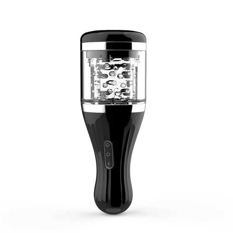 New Arrival Automatic male masturbation oral vibrator Motor oral sex masturbation cup vacuum suck masturbation sex toy male sex shop 18+ Z250304