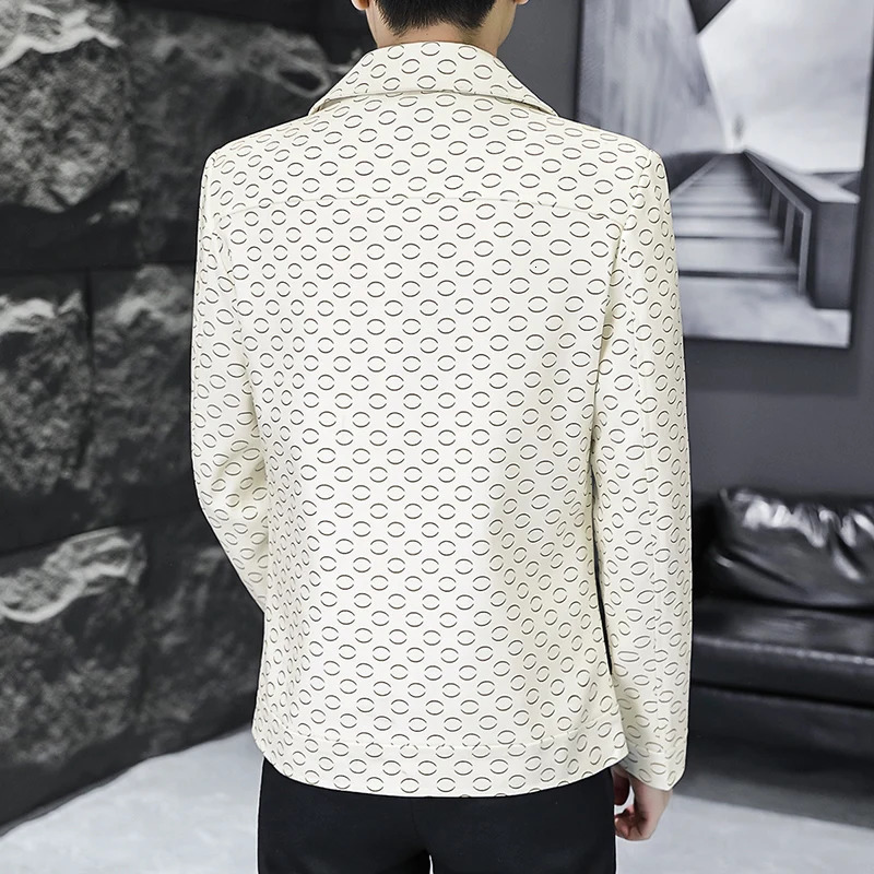 2024 High Quality Fashion Handsome Trend Business Men Korean Casual Jacket Short Homme And West 250304