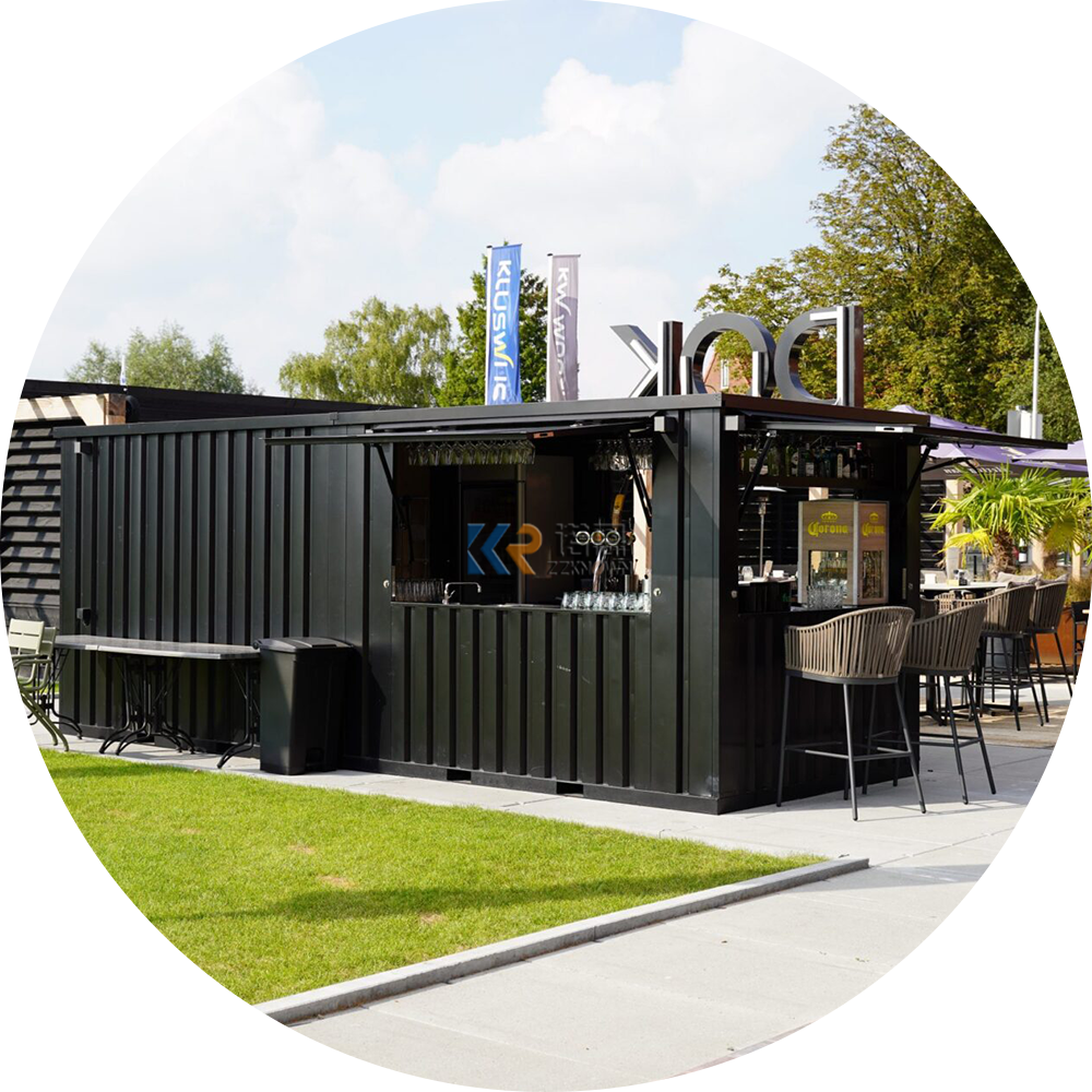 Portable Shipping Container Bar Restaurant Prefabricated 20ft 40ft Container House Container Coffee Shop