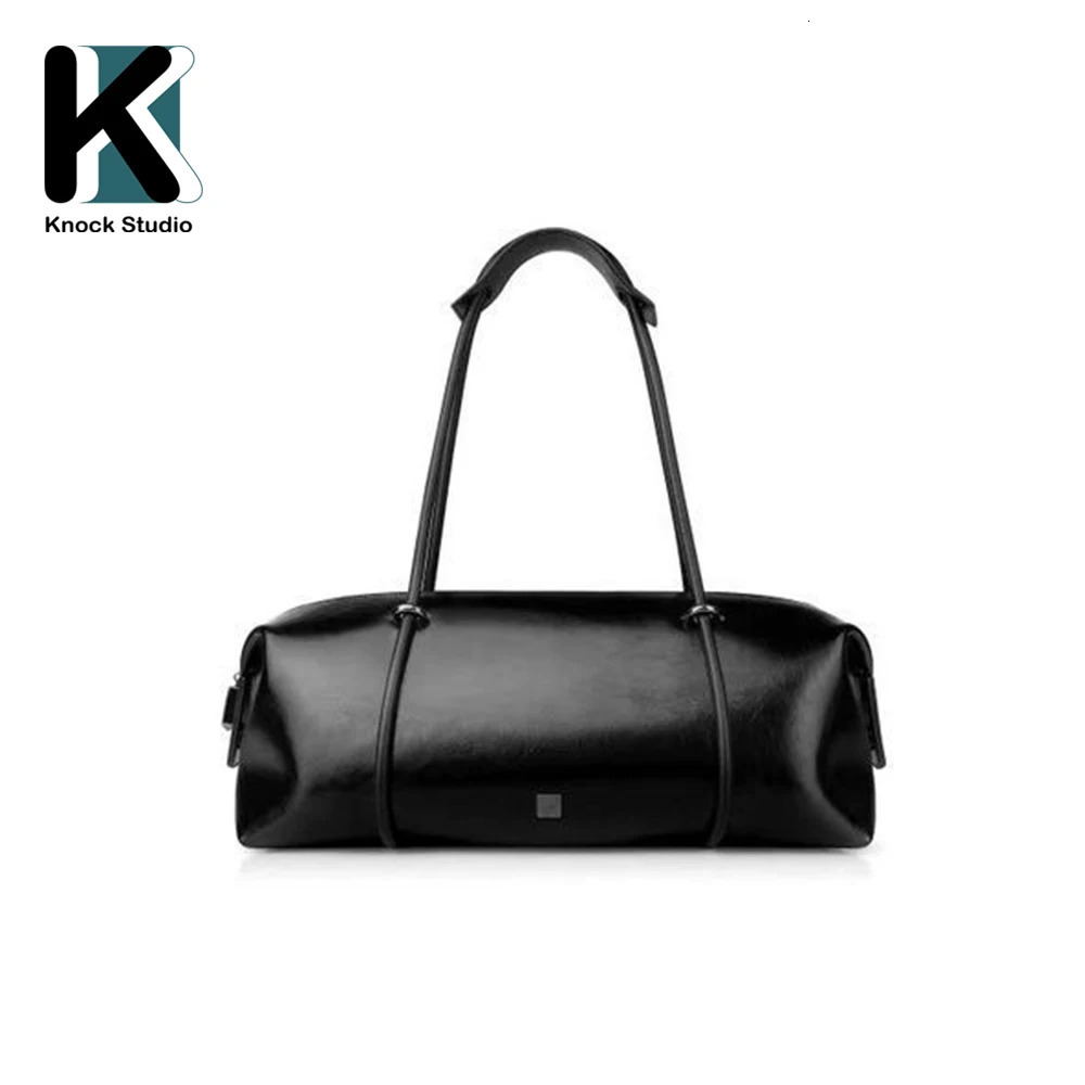 Knock Arrival Trendy Fashion Style Boston handbag Pu leather womens bag fashion n Korean large capacity shoulder 250303