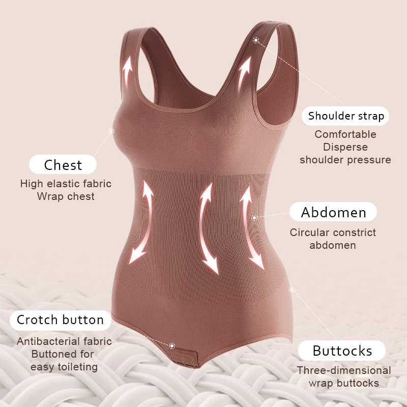 Shapers Womens Tight Clothes Abdominal Control Shape Clothing Weight Loss Tight Clothes Fashion Tank Sexy Weight Loss ClothesXJ250304