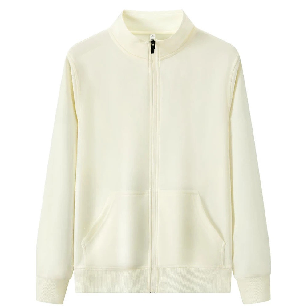 Blank Zip Up Hoodie Jackets Unisex Fashion Zipup Hoodies Men Sweatshirts Wholesale Zipper Sweatshirt For Chamarras De Hombre 250304