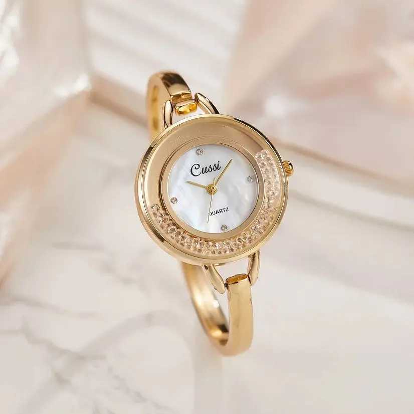 Fashion Womens es Luxury Crystal Bracelet Quartz Wrist Classic Casual Ladies Suitable For Daily Life Party GiftXJ250304