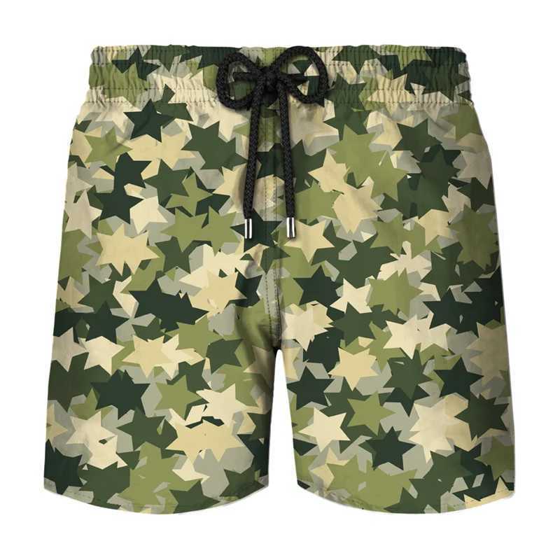 Mens Russian Camouflage Military Fans Tactics Board Shorts Beach Short Pants Hawaii Swimming Pants Swim Trunks Cool Ice ShortsT250304
