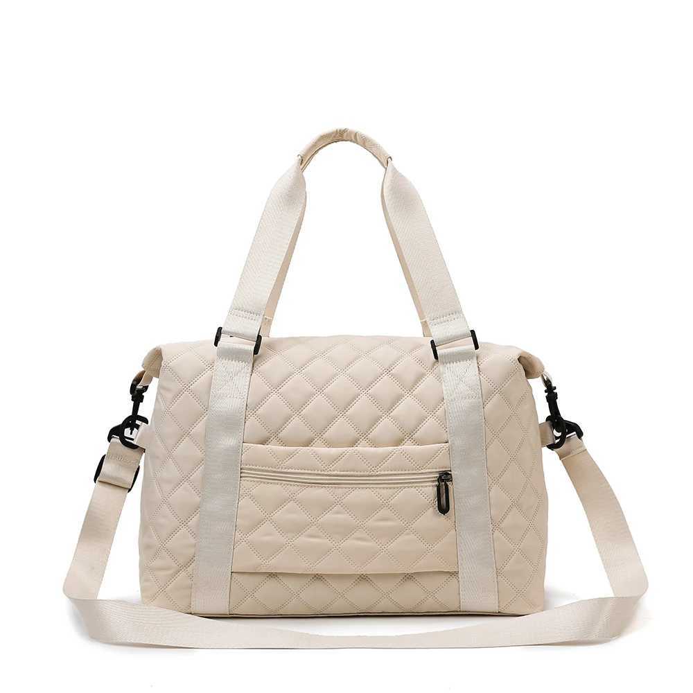 Short-Distance Travel Cross-Body Bag for Women Simple Bag Large-Capacity Water-Repellent Sports Fitness Bag Handbag Business Trip Boarding Bag Y250304