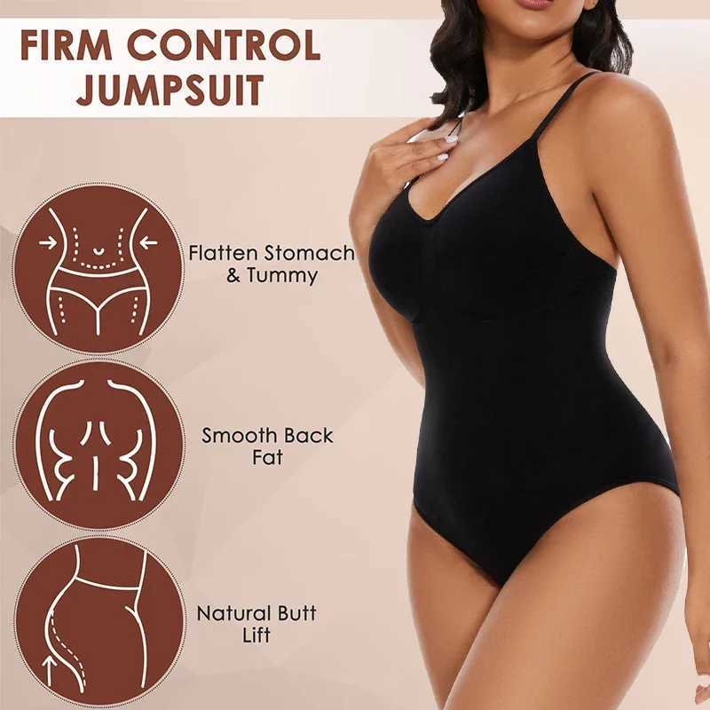 Seamless Bodysuit Shapewear Women Racerback Tank Top Tummy Control Sculpting Butt Lifter Body Shaper Tank Top Slimming UnderwearXJ250304