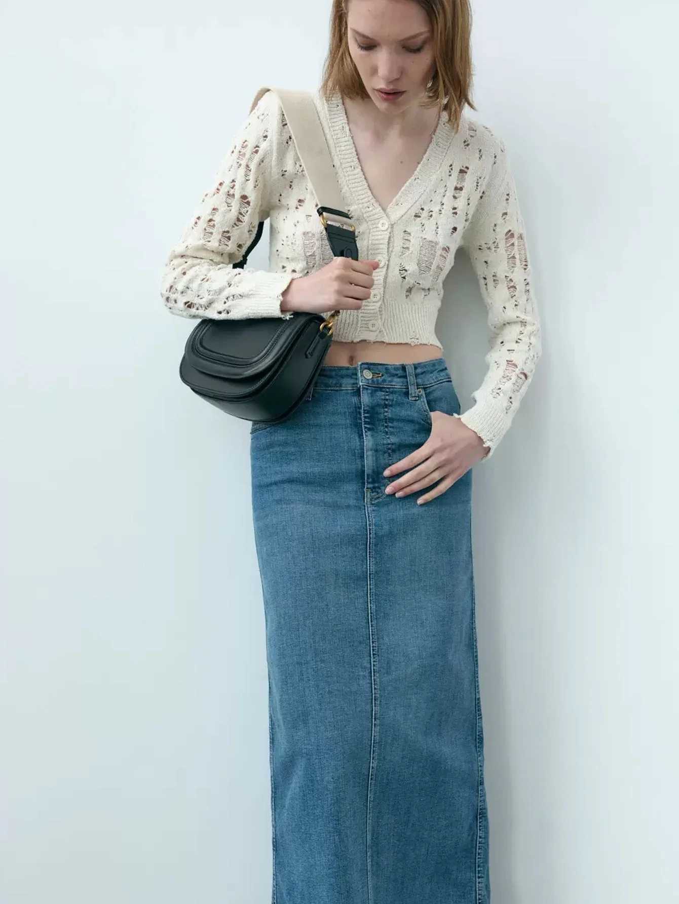 Saddle bag shoulder bag popular foreign trade bag 2024 new wide shoulder strap diagonal cross armpit cross-border wholesale Y250303