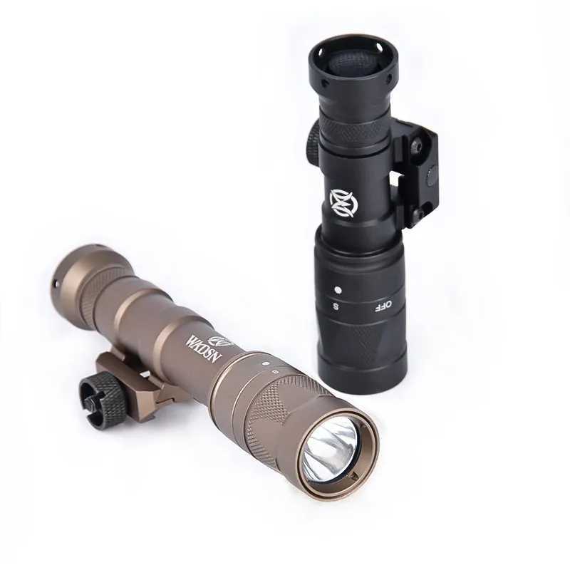 Wadson Metal M600W Tactical Weapon Light M300W Flash D White Light Hunting Rifle Flashlight Suitable for 20mm Picatinny RailXJ250303