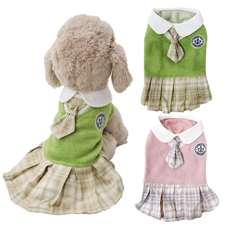 Pet Clothing, JK Small Skirt, New Cute Style