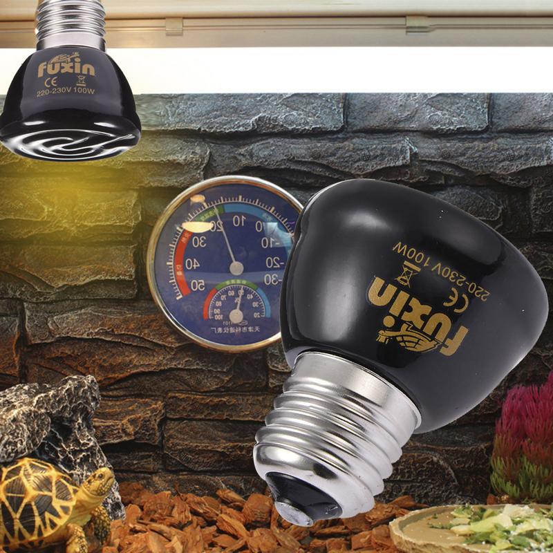 E27 Pet Heating Lamp Infrare Tortoise Spider Reptiles Box Heater Warmer Heat Bulb Brooder 25W 50W 75W 100W 220V tortuga 파충류