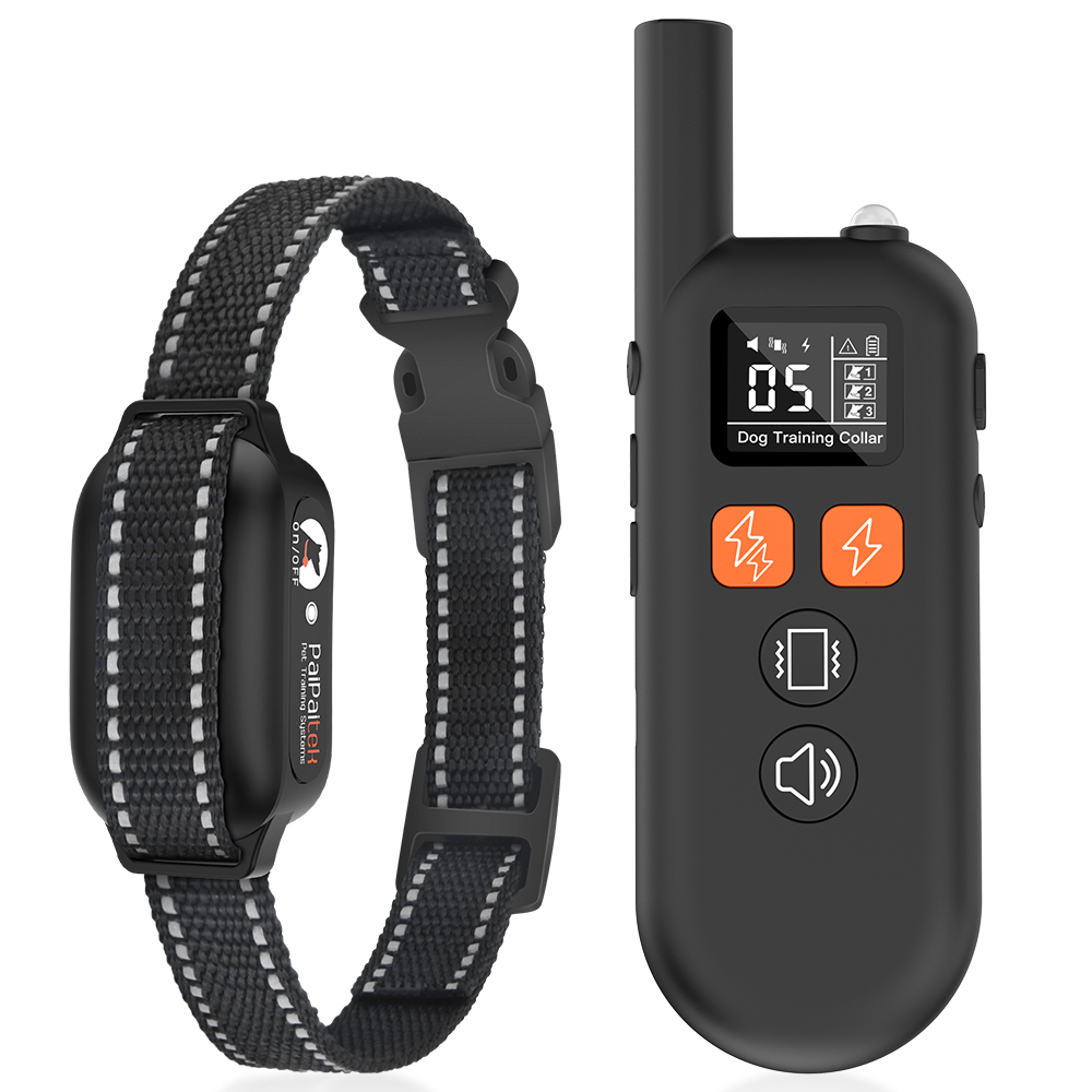 Dog Shock Collar-3300FT Dog Training Collar with Remote Innovative IP67 Waterproof with 3 Training Modes, Anti Bark Collar Rechargeable E-Collar for A
