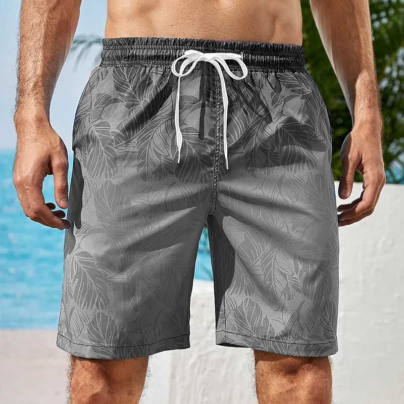 Gradient Graphic Beach Shorts For Men Colorful 3D Printed Board Shorts Summer Casual Vacation Short Pants Loose Surf Swim TrunksT250304