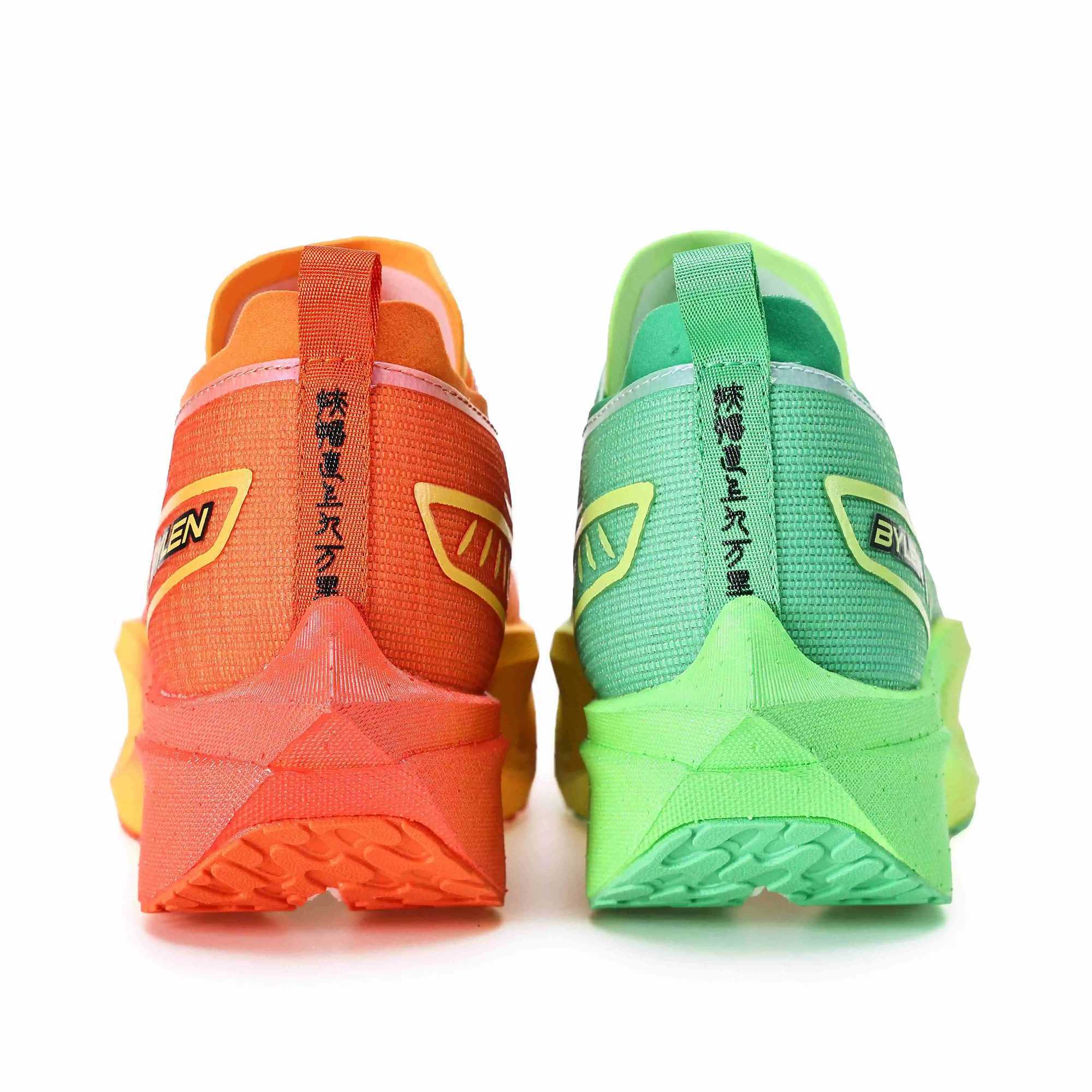 BYLEN Full Palm Carbon Plate Marathon Mens Running Shoes Sports Professional Marathon Lightweight Breathable Female Sneakers Z250225