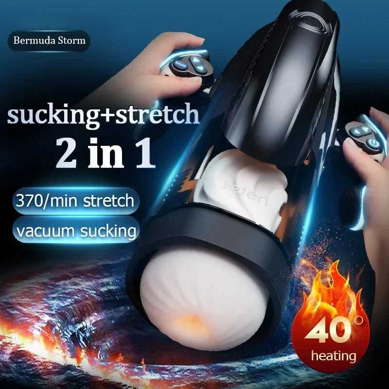 Leten -PRO High Speed Thrusting Male Masturbator Machine Automatic Sucking Heating Vagina Masturbation Sex Toys For Men M250304