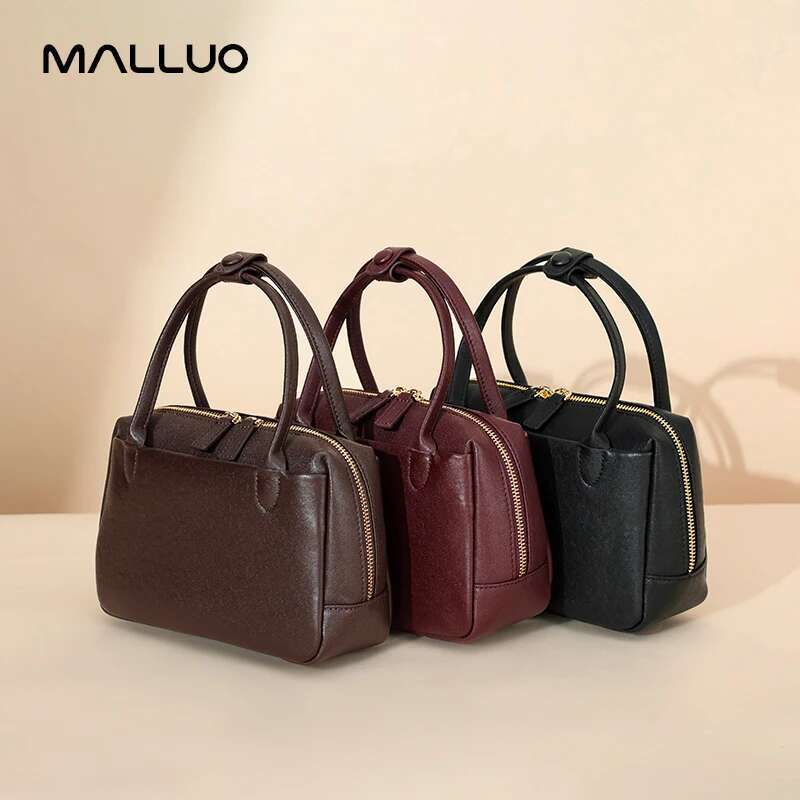Natural Cow Genuine Leather Handbags Women High Quality Shoulder Bag Female Fashion Retro Designer Cowhide Crossbody Bags