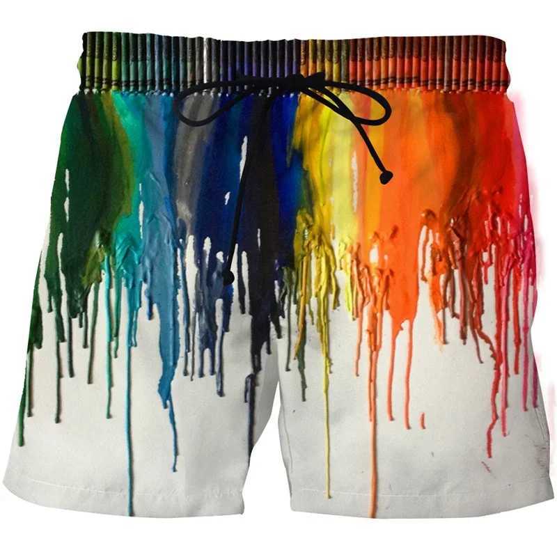 3D Printed Beach Shorts For Men Women Abstract Art Cool Shorts Summer Casual And Comfortable Skateboarding Sports Quick DryingT250304
