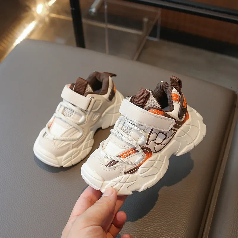 Children Casual Sneakers for Girls Boys Autumn Fashion Korean Style Antislippery Baby Learning Walking Versatile Shoes 250303