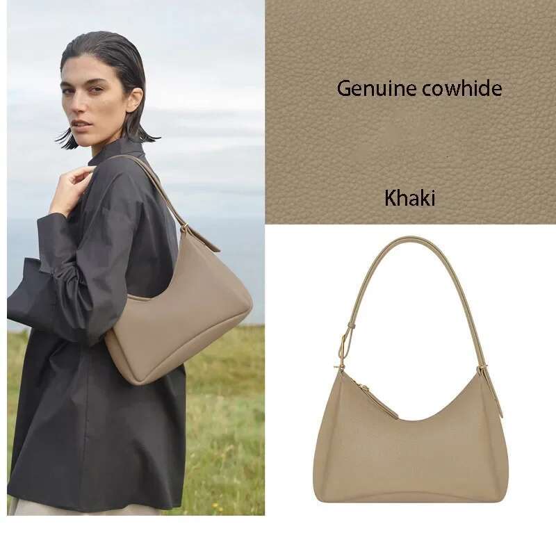 Vintage Solid Color PU Leather Ladies Shoulder Simple Large Capacity Fashion Casual Underarm Crossbody Bag