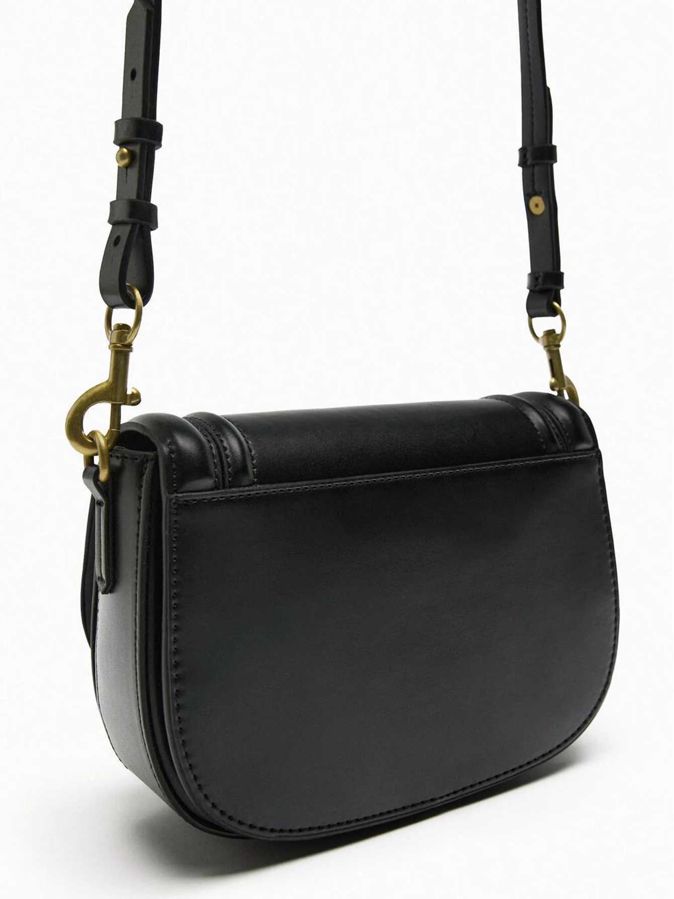 Saddle bag shoulder bag popular foreign trade bag 2024 new wide shoulder strap diagonal cross armpit cross-border wholesale Y250303