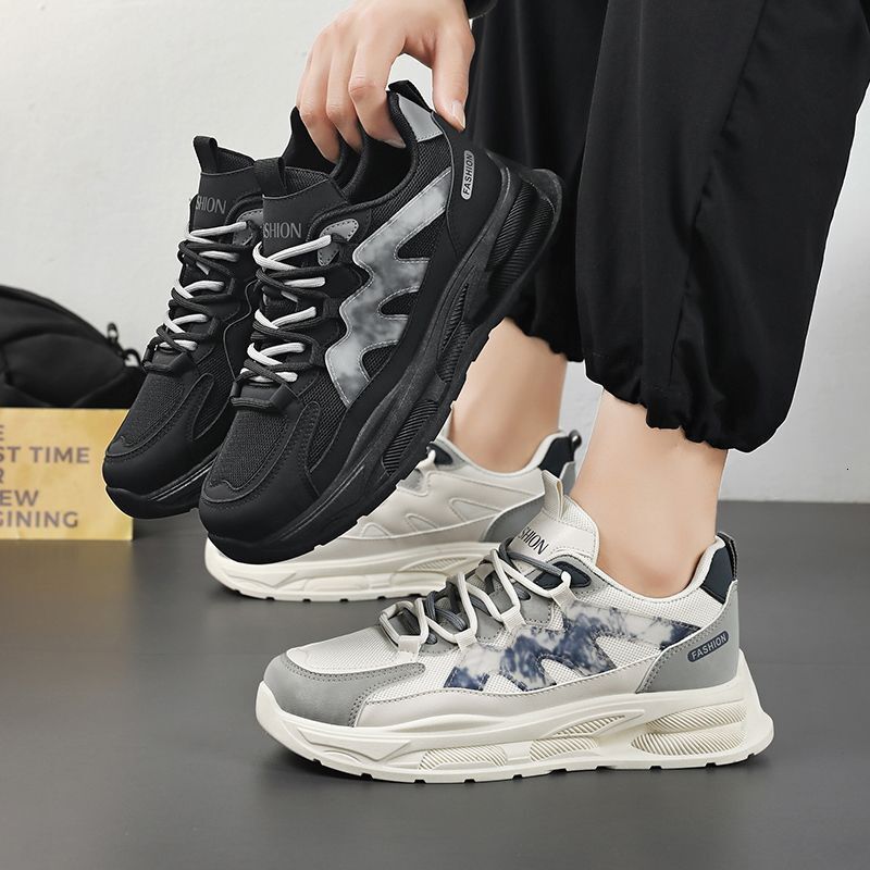 Men s 2025 Designer s New Summer Breathable Mesh Sports And Leisure Outdoor Multi Functional Thick Soled Fashion Dad Shoes