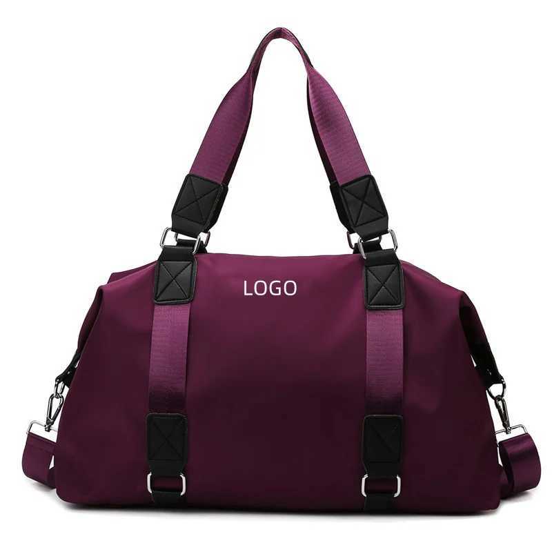 2025 Fitness Bag Hand-held Training Yoga Bag Womens Large Capacity Business Travel Luggage Bag Short Distance Luxury Travel Bag Y250304