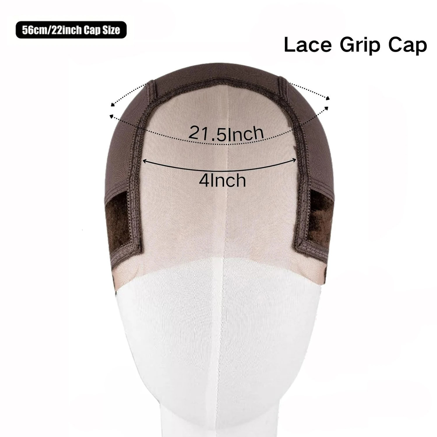 1pcs Lace Wig Grip Cap Women 4x5 Transparent Swiss Lace Front - Non-slip Adjustable Wig Gripper for Keeping Wigs In Place 250228