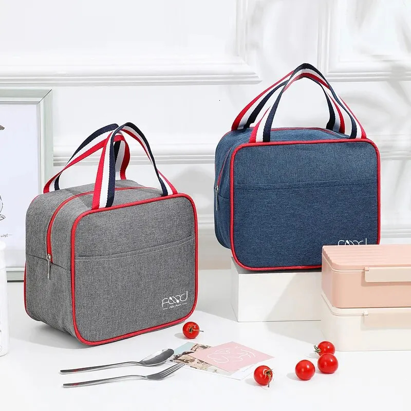 1pc Insulated Lunch Bag Insulation Bento Pack Aluminum Foil Rice Bag Meal Pack Ice Pack Student Bento Lunch Handbag Island 250228