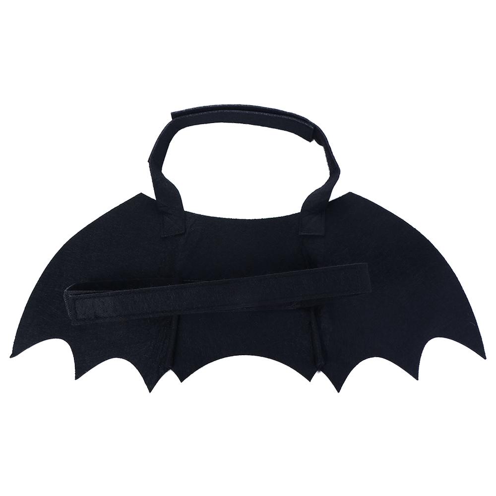 Party Felt Cloth Funny Costume Cosplay Halloween Decor Pet Bat Wing Dogs Cats Puppy Adjustable Strap Skeleton Bone Small Animals