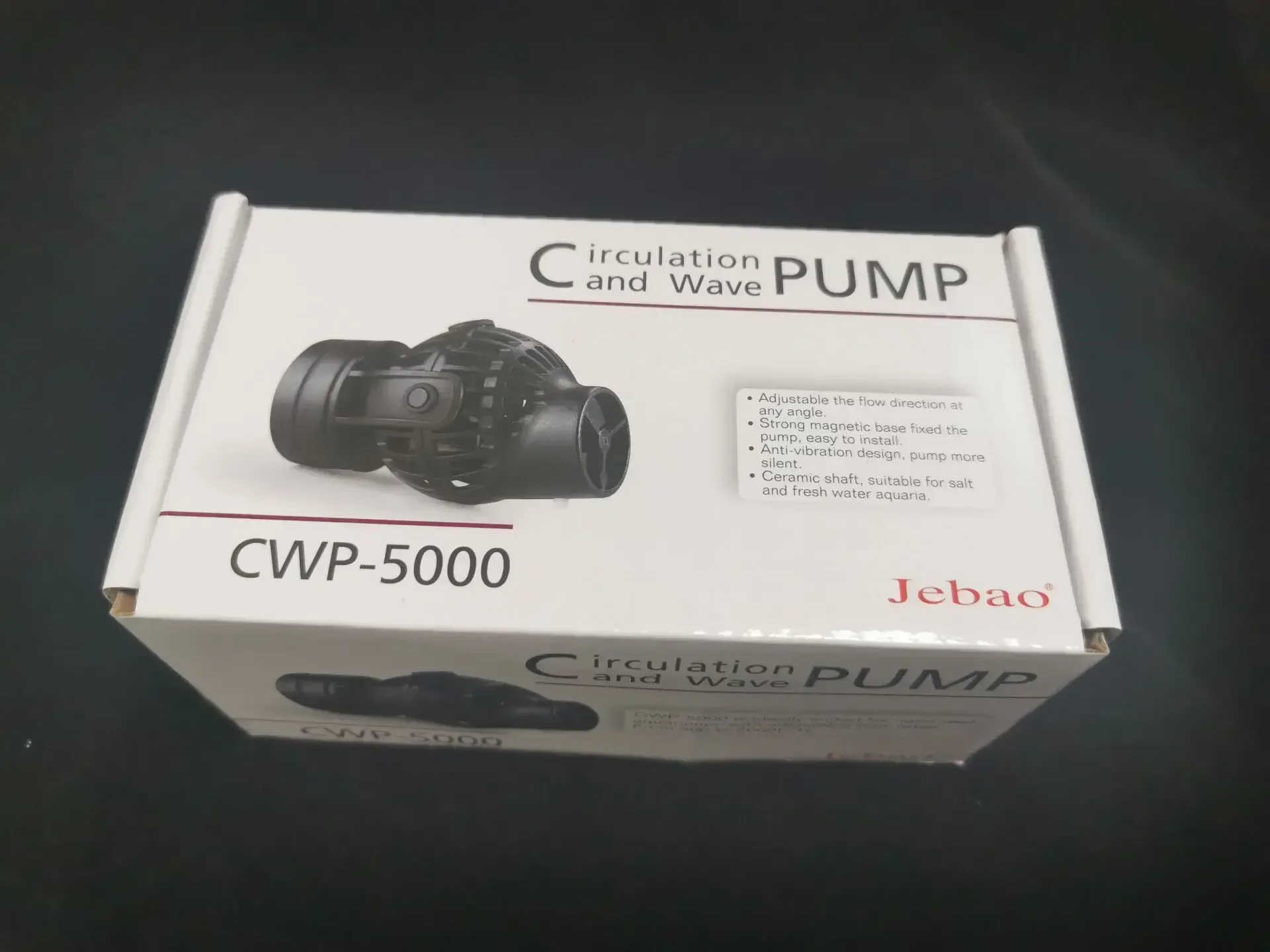 Jebao Circulation Aquarium Fish Tank Marine Wave Pump 220v 50hz Wavemaker CWP-5000 New 500-5000L/H