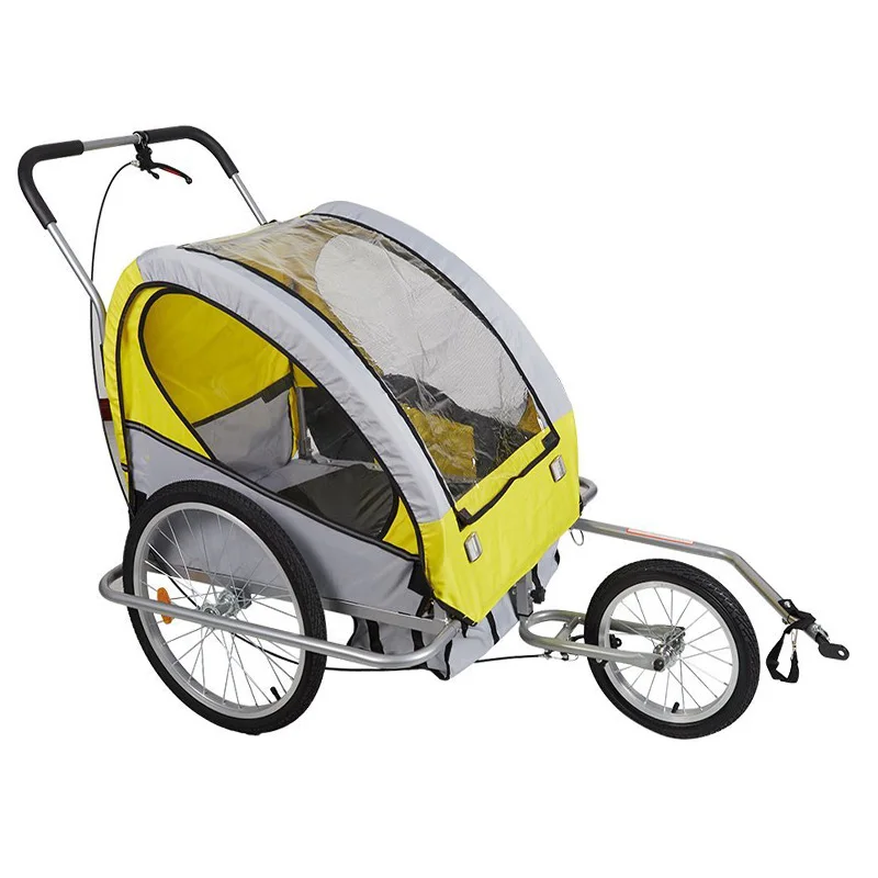 Fits Most Bikes Easy Installation Bike Bicycle Wagon Cargo Trailer Three Wheels Transportation Pet Bicycle Children Trailer