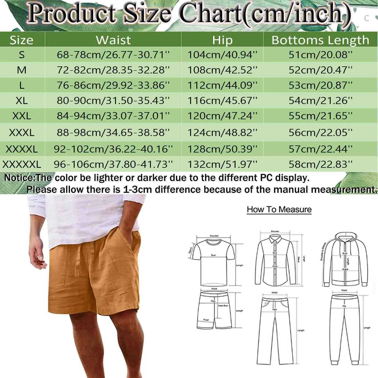 Shorts For Men Casual Summer Capri Pants Men Spring And Summer Pant Casual All Solid Color Painting Loose Plus Size Ropa HombreT250304