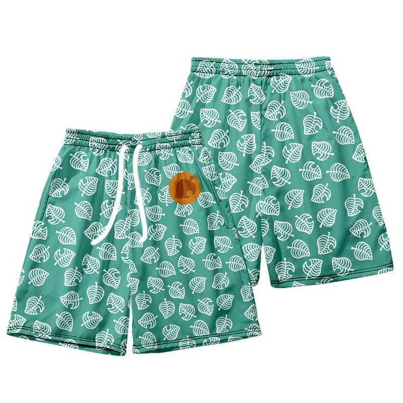 2024 New Anime Casual Shorts Men Women Manga Cartoon Sports Shorts Sakata Gintoki Strawberry 3D Printed Quick Dry Shorts SummerT250304