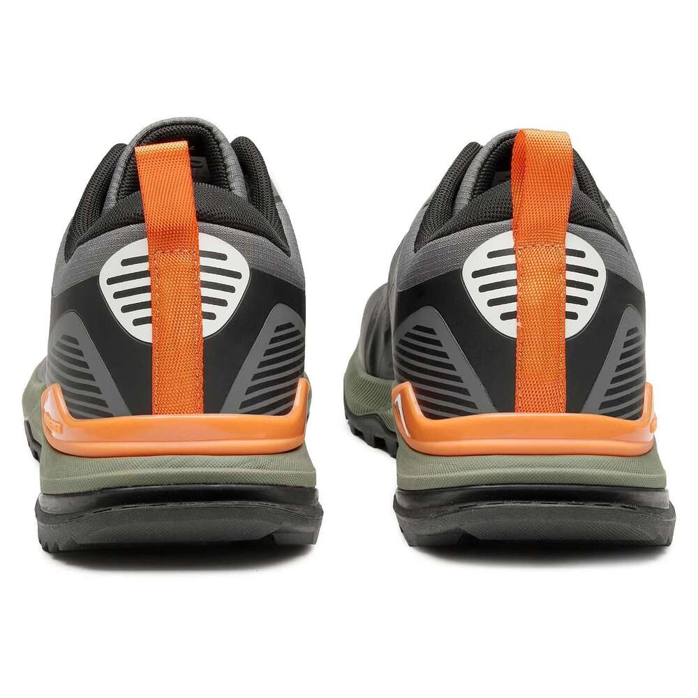 HOBIBEAR Unisex Hiking Walking Men Women Artificial Leather Lace-Up Shoes Non Slip Travel Running Sneakers