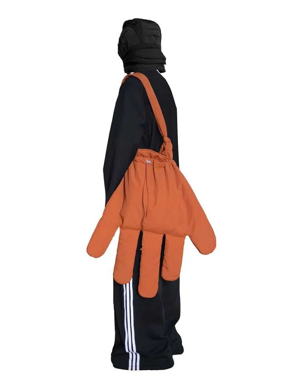 Red Nylon Big Gloves Bags Women Street Style Euro-America Style Shoulder Bag Pures and Bags Crossbody Girls Bag Z250303