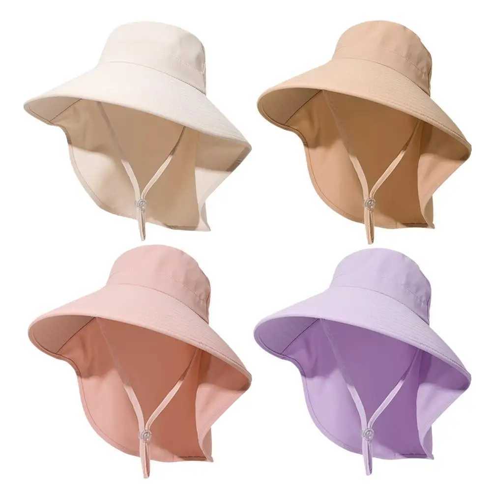Sun Hat Large Brim Womens Face-covering Shl Anti-UV Summer Cycling Beach Outdoor Sunshade Mountaineering HatXJ250304