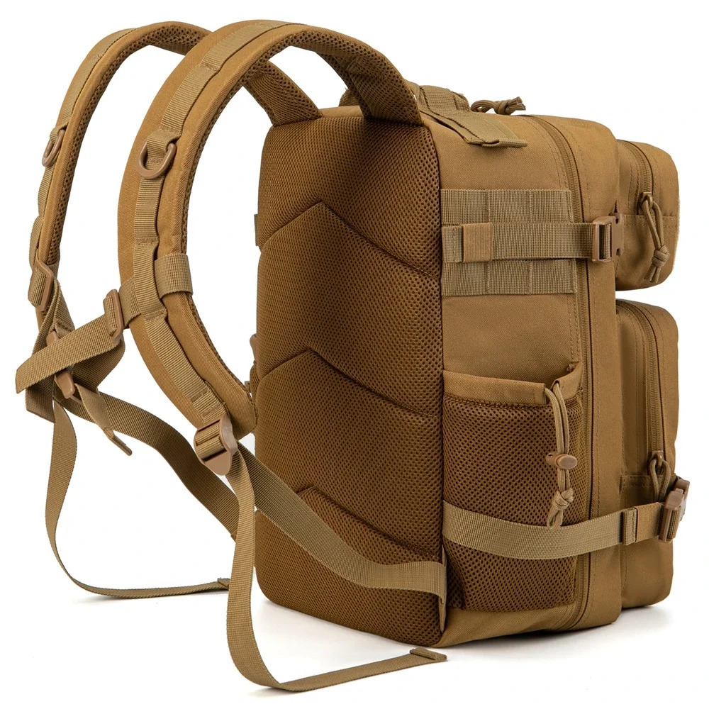 Ship from US 25L tactical backpack suitable for mens and womens hiking backpacks with bottle rack gym camping equipment 250304FBB