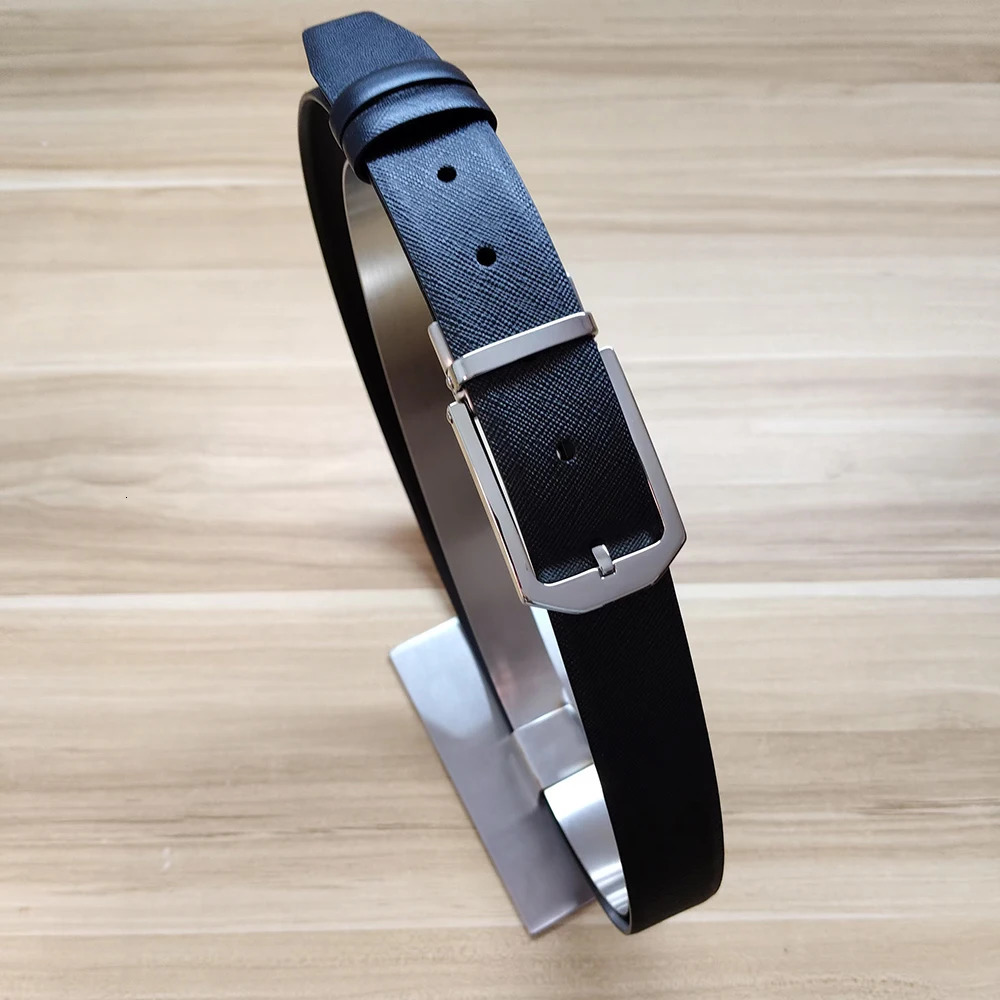 Fashion Top Business Belt Men High Quality Real Leather 3.5 cm Reversible Belts for Women Waist 250227