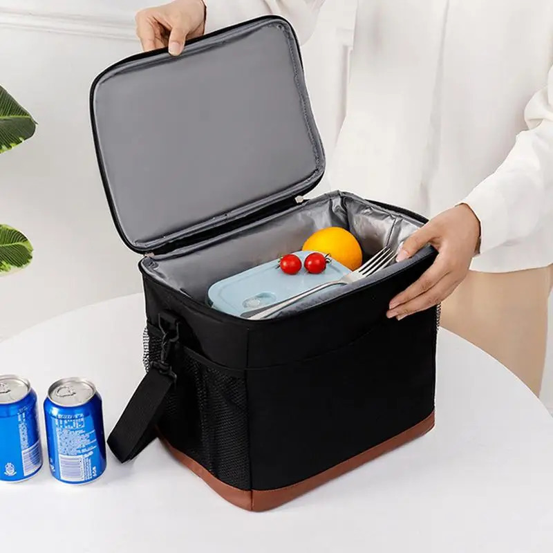 Ship from US Beach Cooler Backpack Waterproof Lunch With Removable Strap Large Capacity Oxford Cloth Insulated Bags Food Organizer 250304FBB