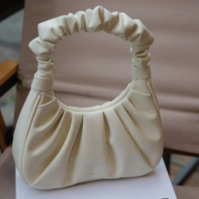 High Quality Fashionable Cloud Pleated Armpit Brand Design Solid Color Casual Versatile Women's Shoulder Bag