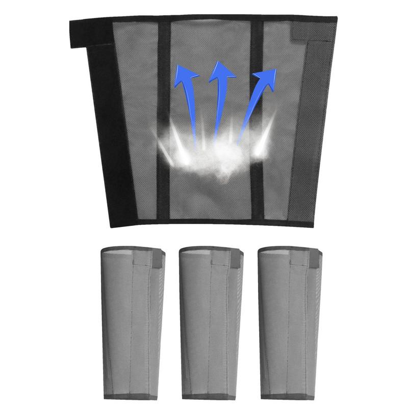 Fly Boots For Horses 4pcs Professional Fine Mesh Prevents Bites Horse Boots Fly Leggings For Horses Competition Training Racing