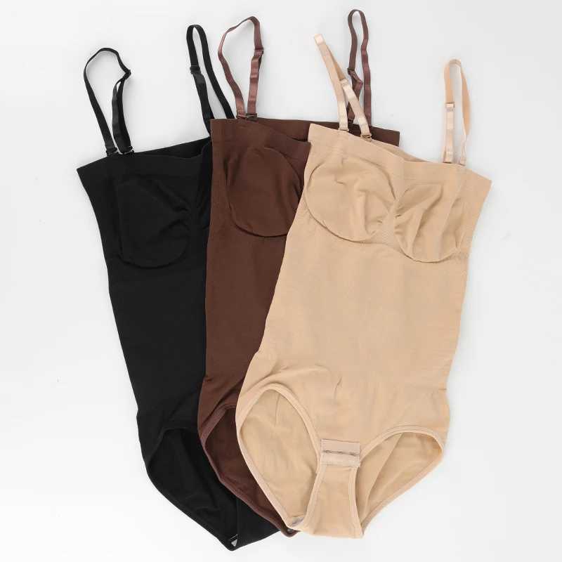 Strapless seamless abdominal control body shape detachable shoulder strap sexy tight fitting garmentXJ250304