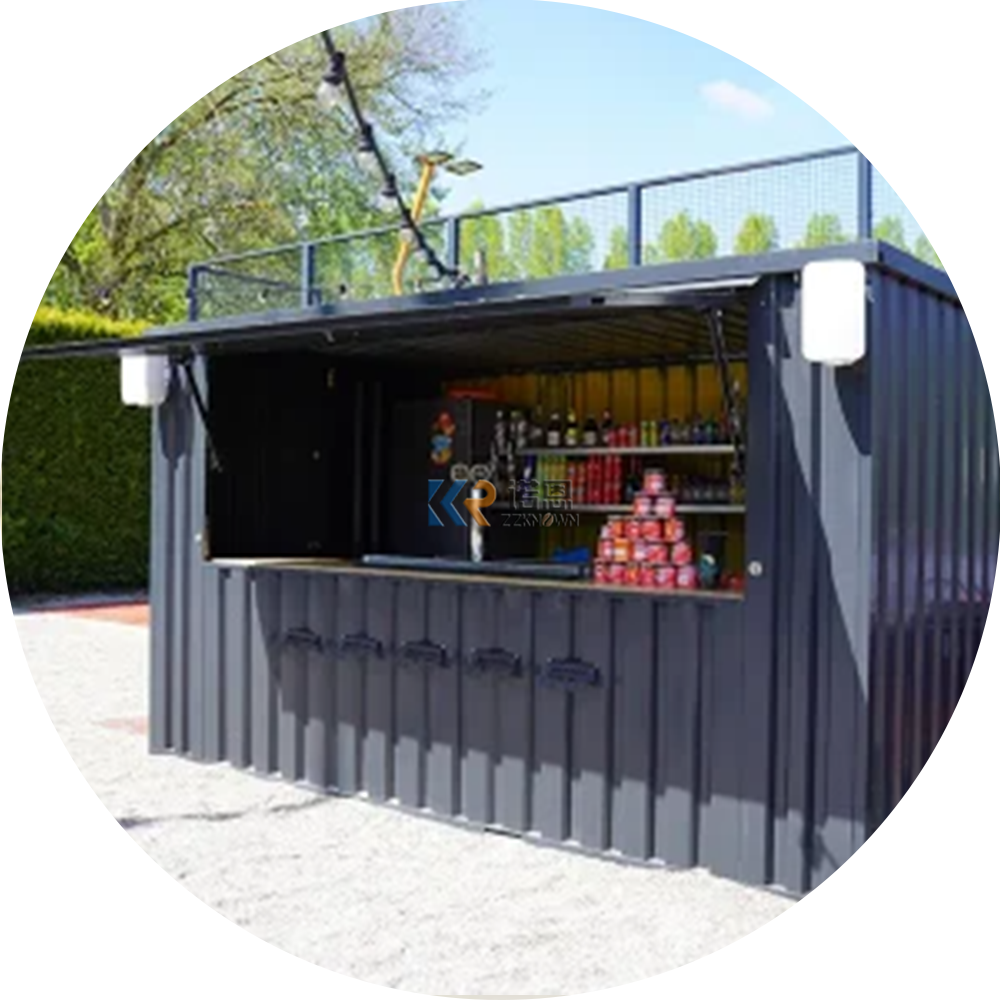 Portable Shipping Container Bar Restaurant Prefabricated 20ft 40ft Container House Container Coffee Shop