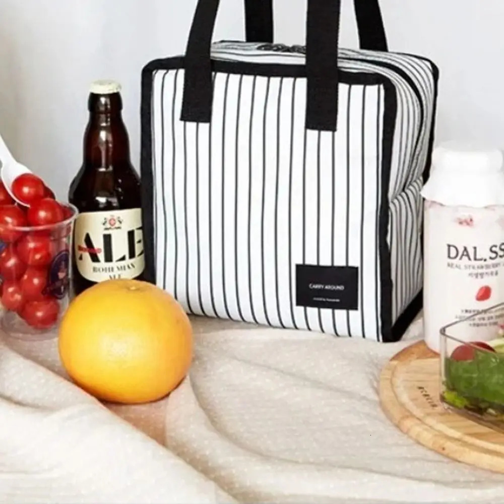 Keep Fresh Picnic Bags Handbag Outdoor Storage Portable Waterproof Insulated Lunch Bag Cooler Thermal Insulated School DIY 250228